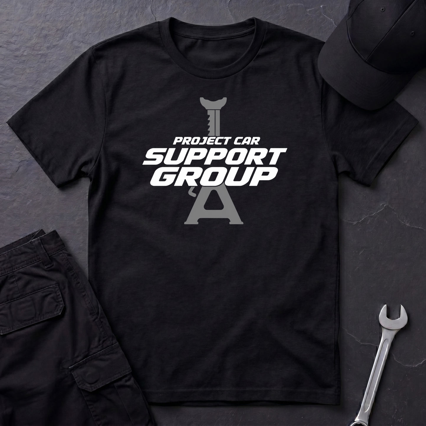 Project Car Support Group   T-Shirt