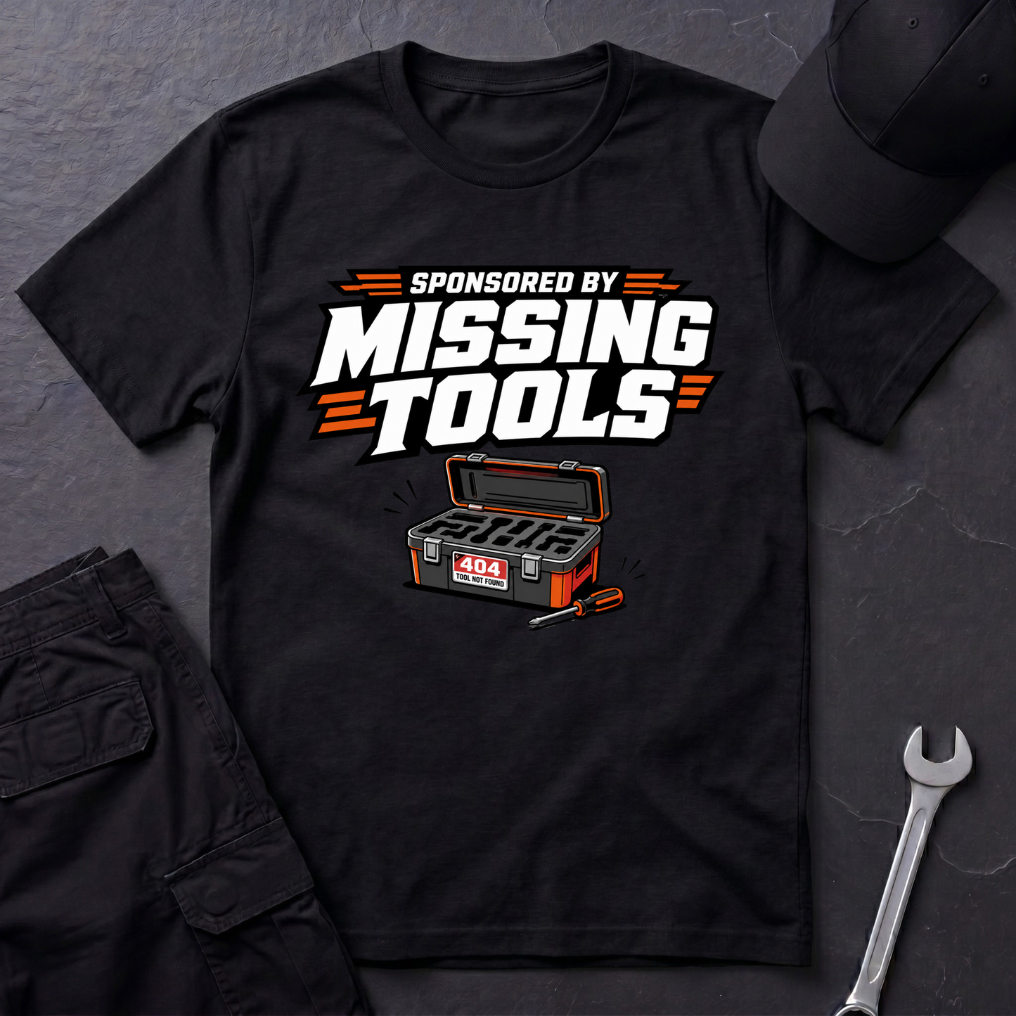 Sponsored By Missing Tools  T-Shirt