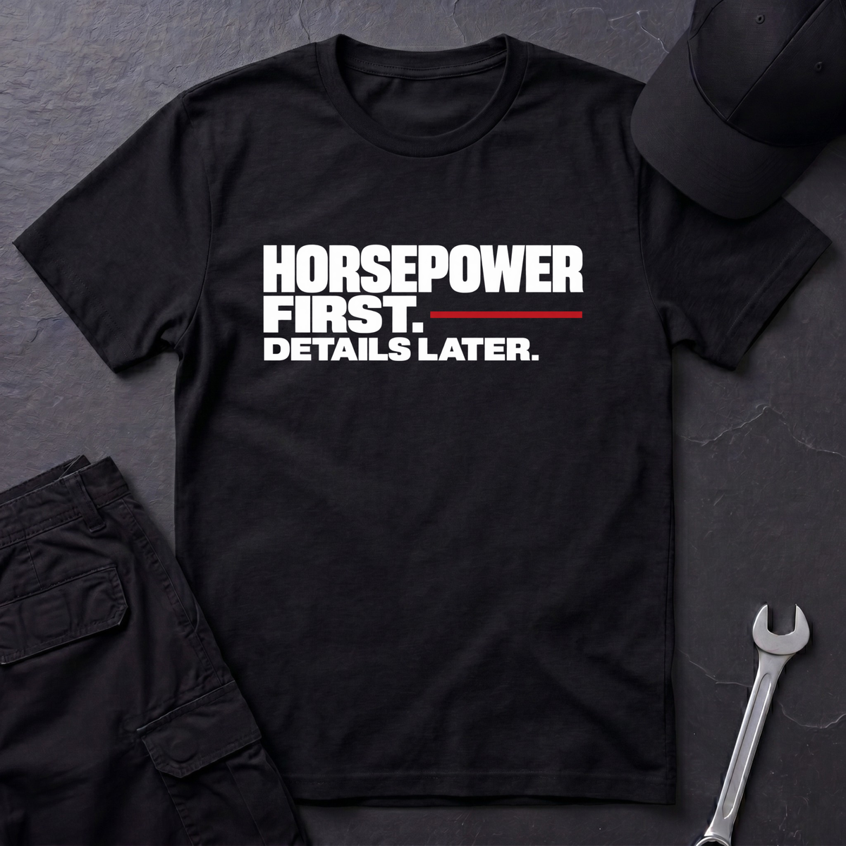 Horsepower First.   T-Shirt