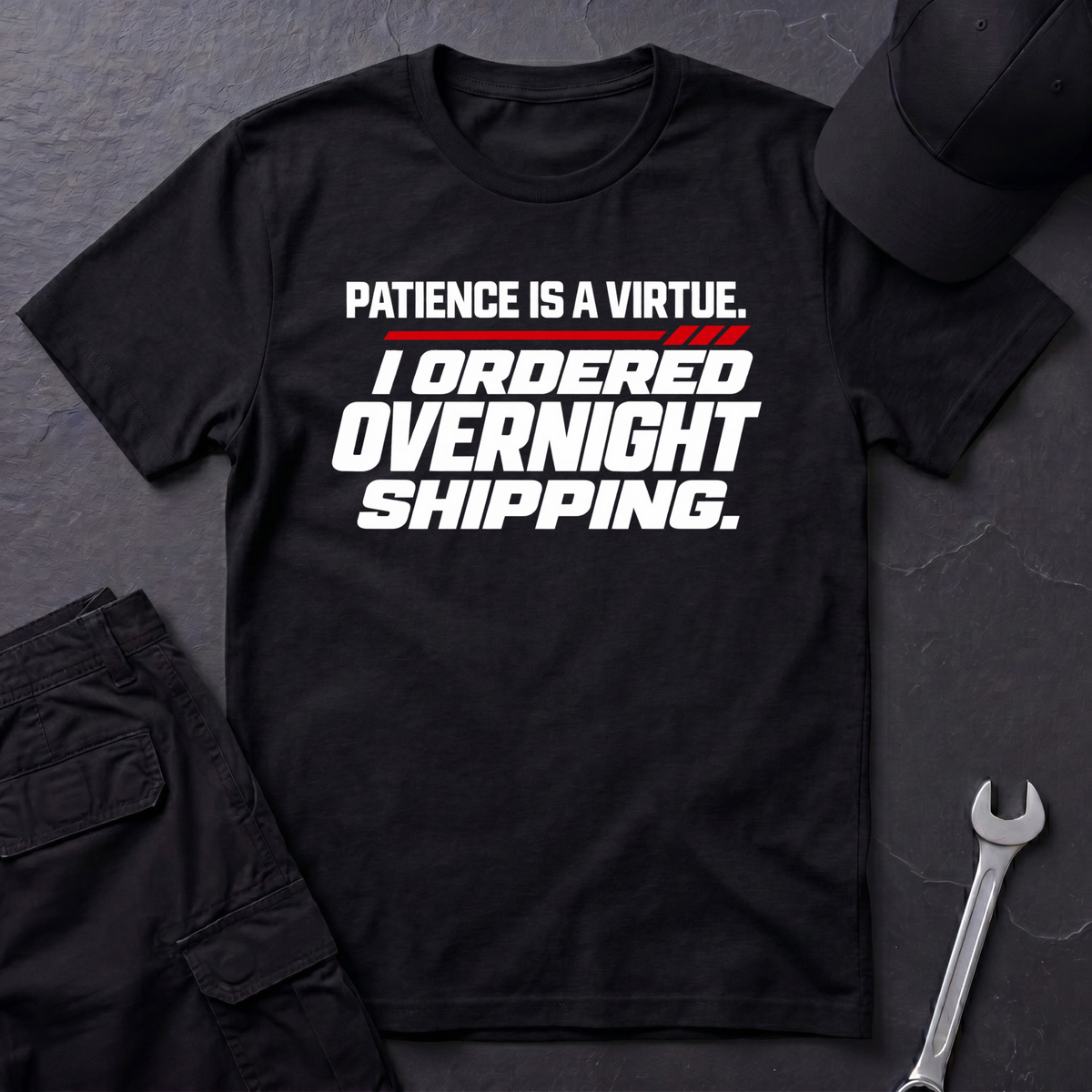 Patience Is A Virtue.  T-Shirt