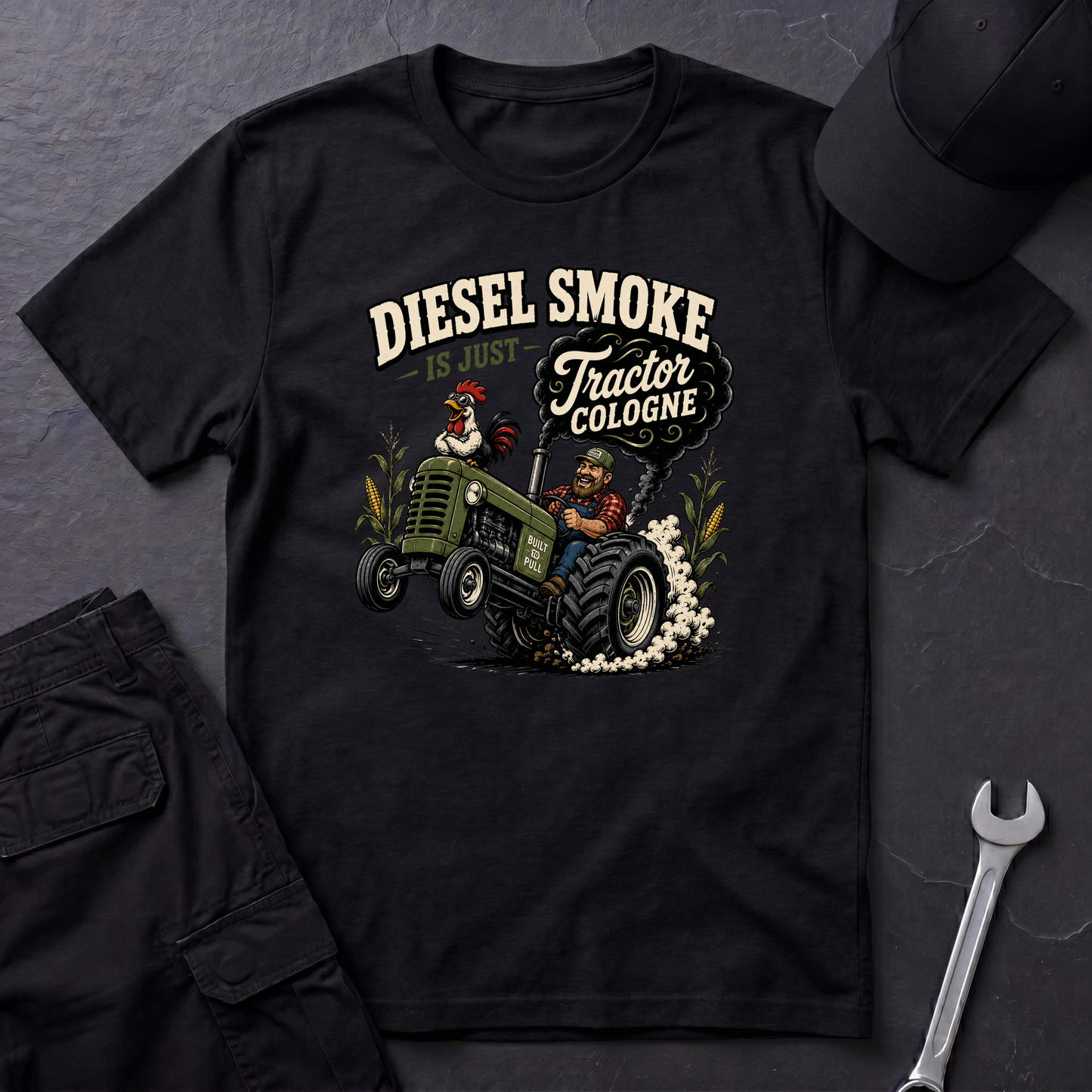 Tractor Cologne   T-Shirt