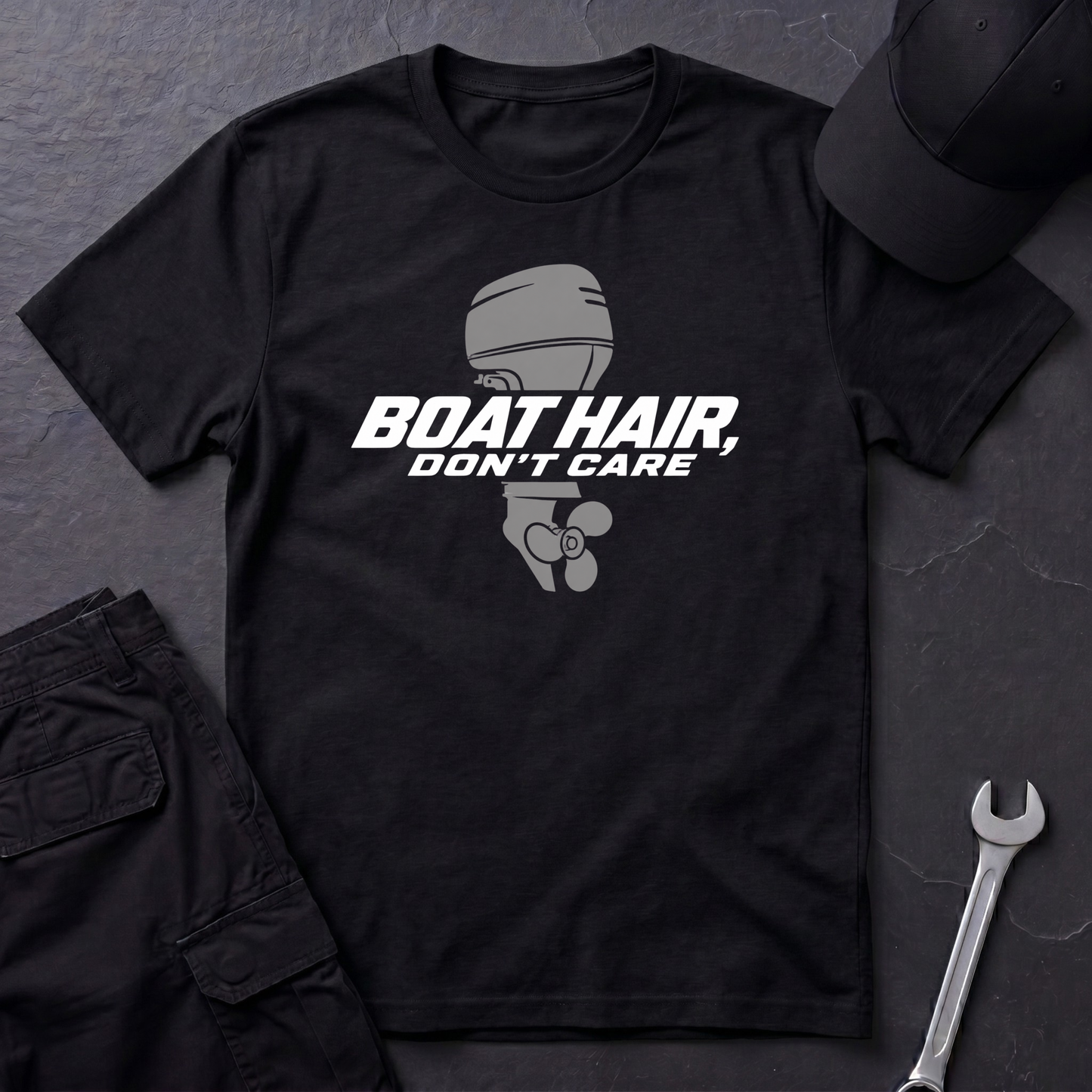 Boat Hair, Don't Care  T-Shirt