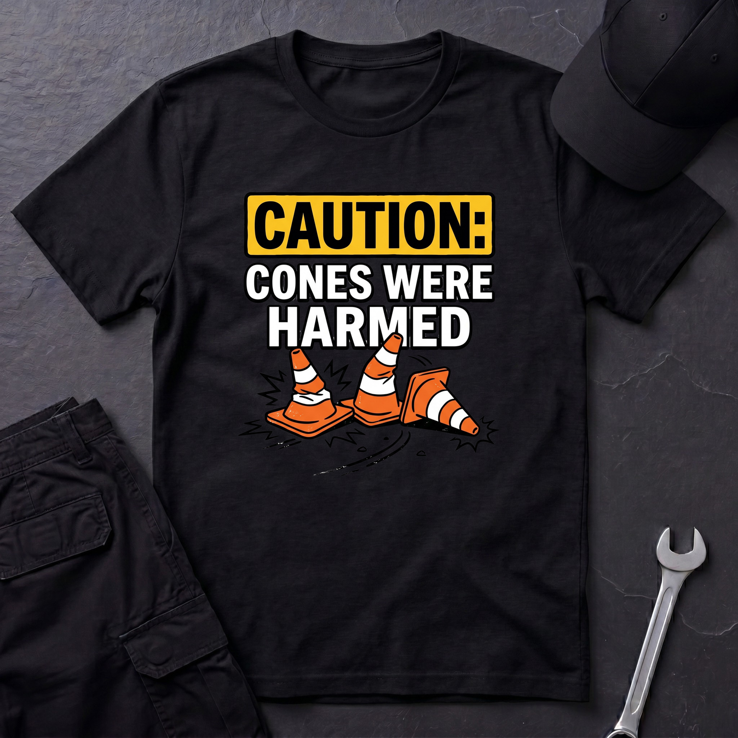 Autocross Cones Harmed  T-Shirt