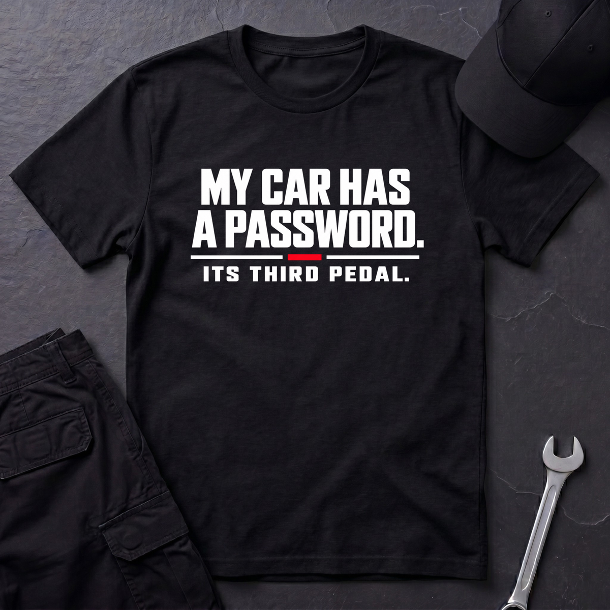 Car Has Password   T-Shirt