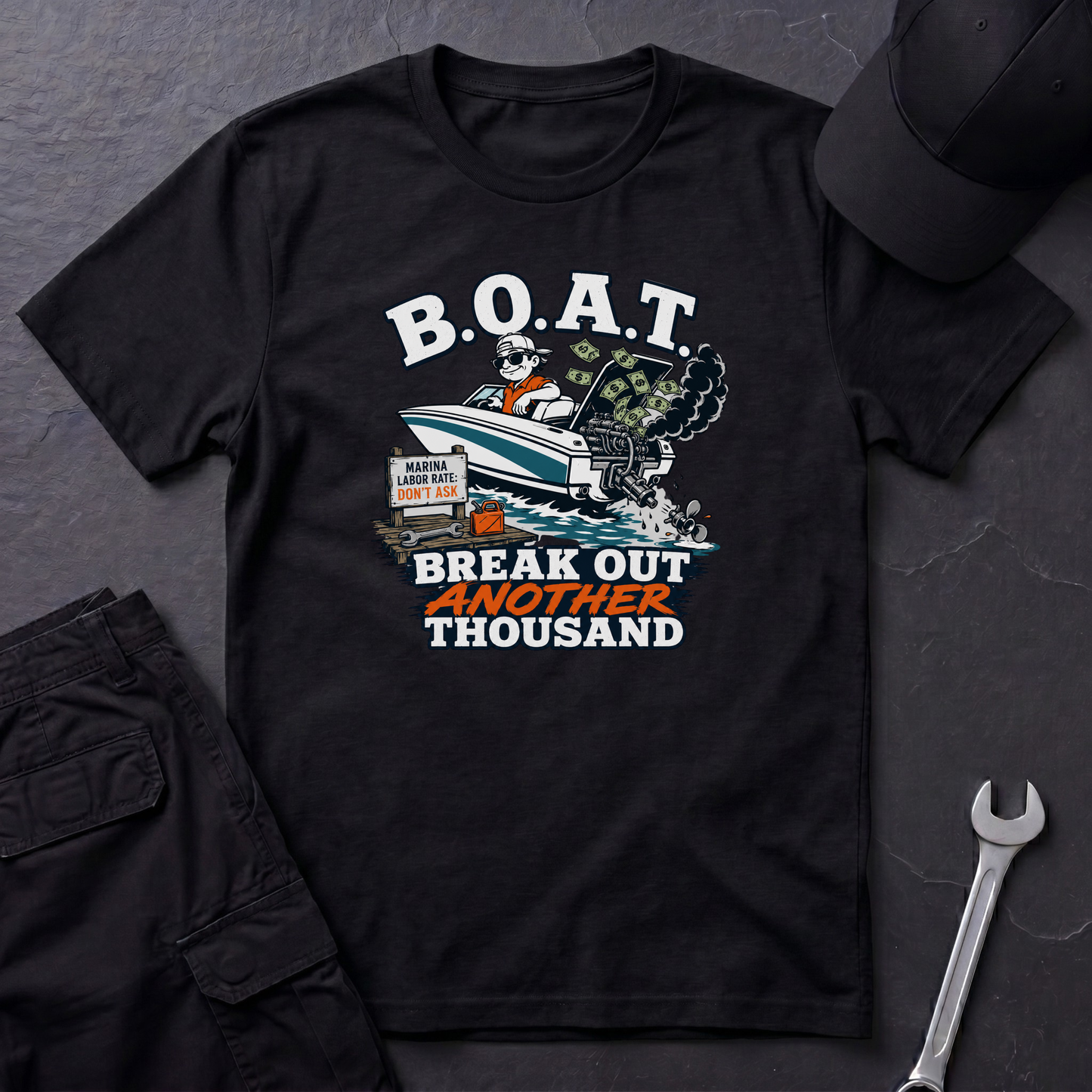 B.O.A.T. Design T-Shirt