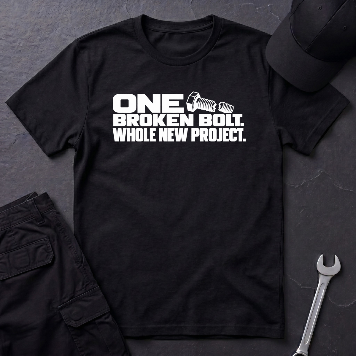 One Broken Bolt  T-Shirt