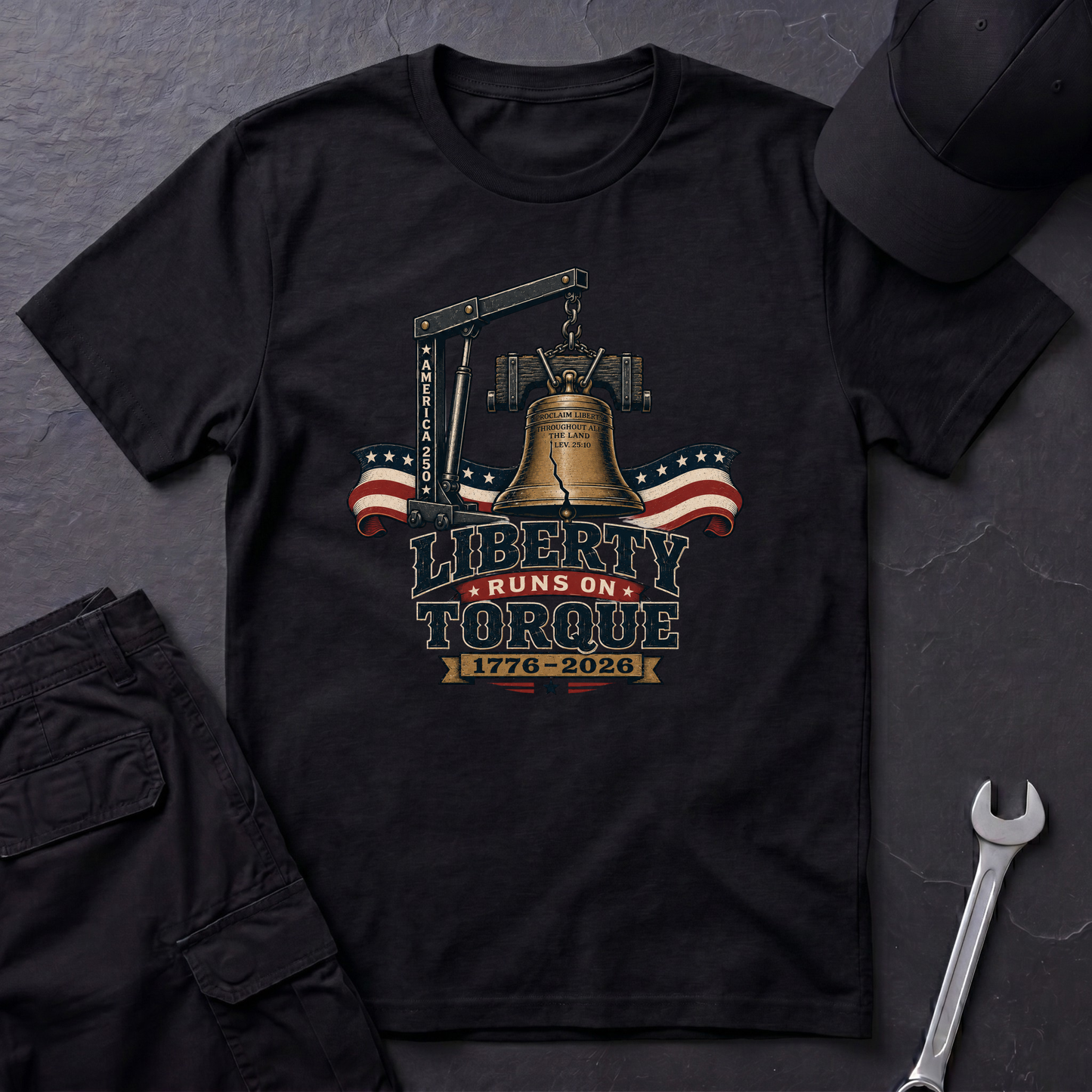 Liberty Runs On Torque   T-Shirt