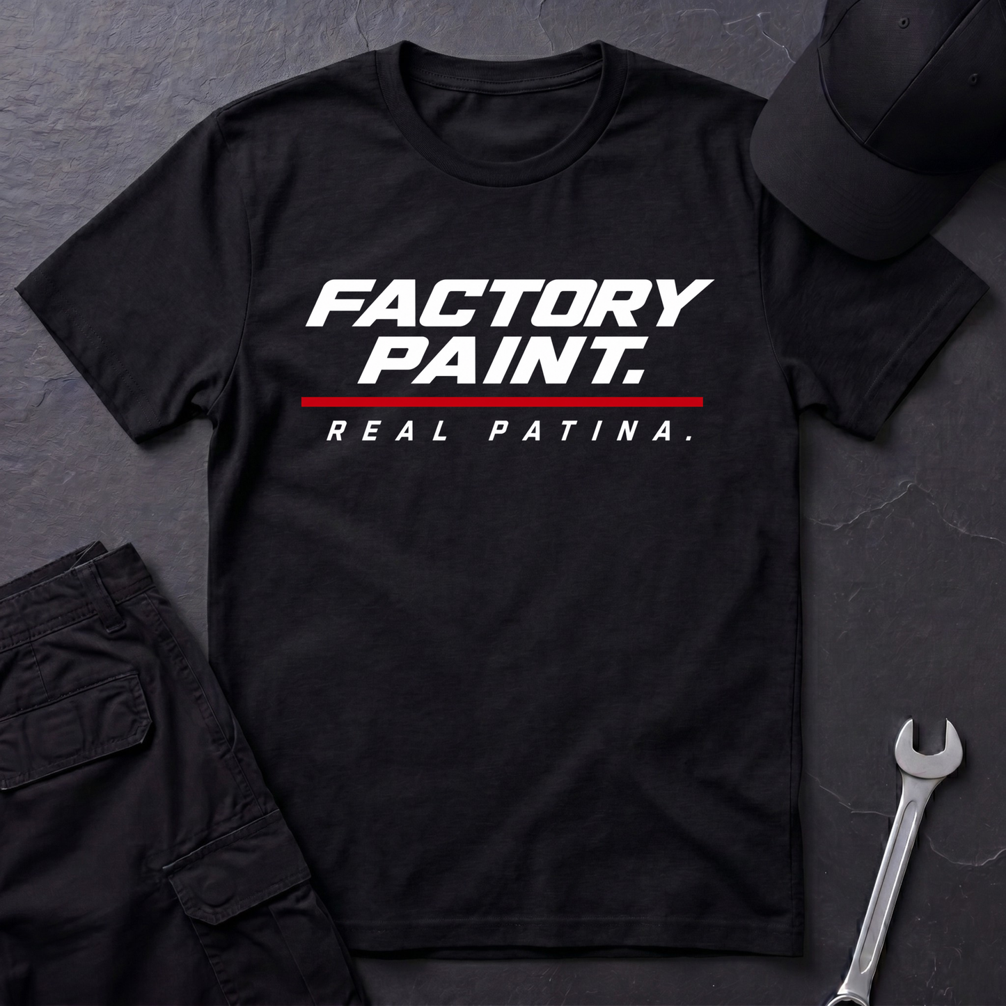 Factory Paint.   T-Shirt