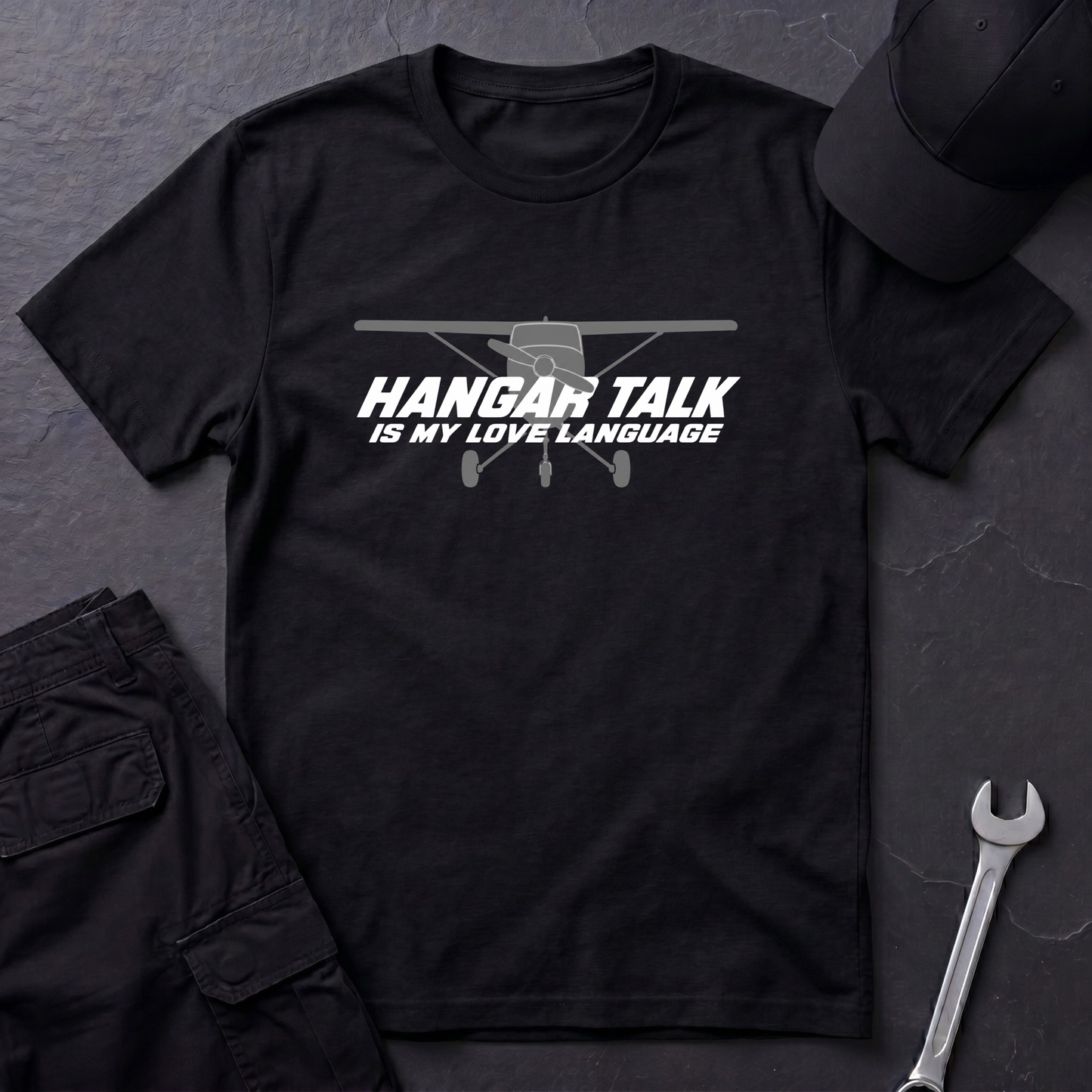 Hangar Talk Is My Love Language   T-Shirt