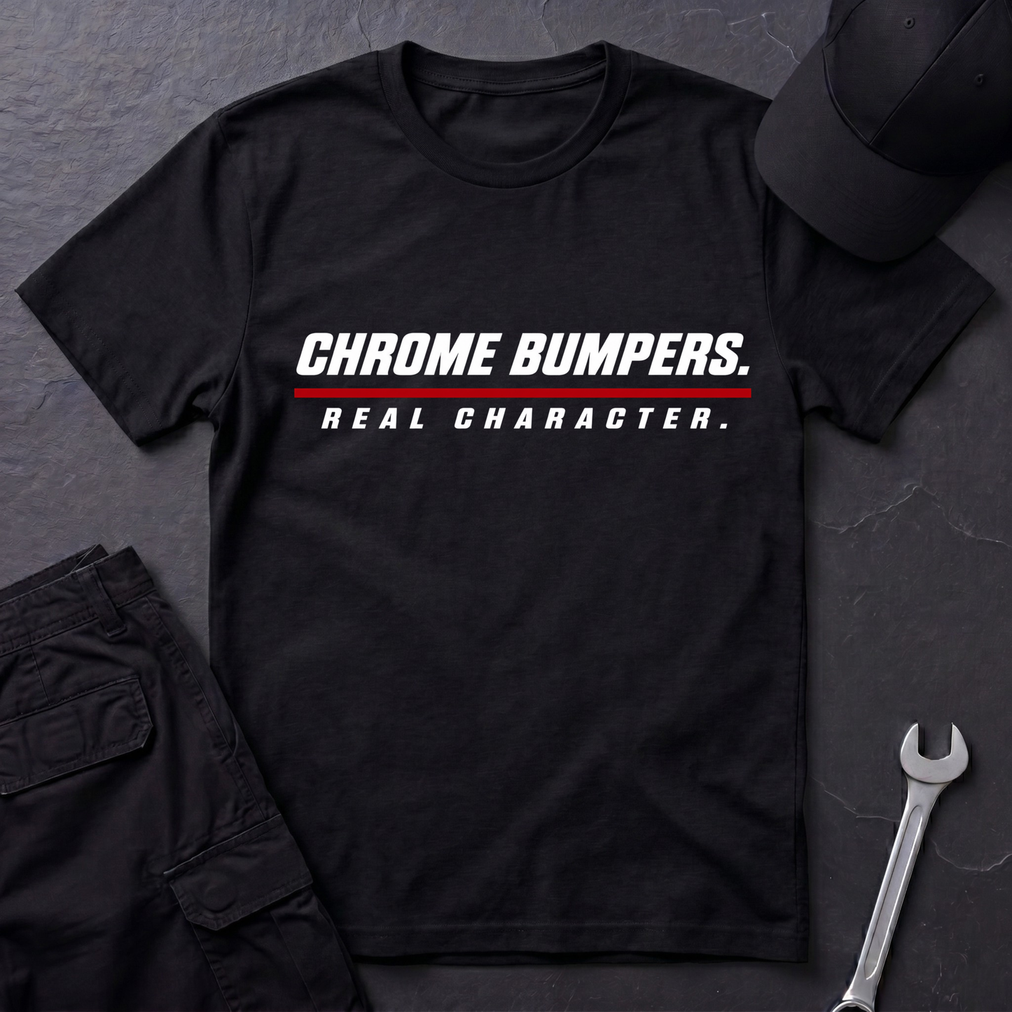 Chrome Bumpers.   T-Shirt