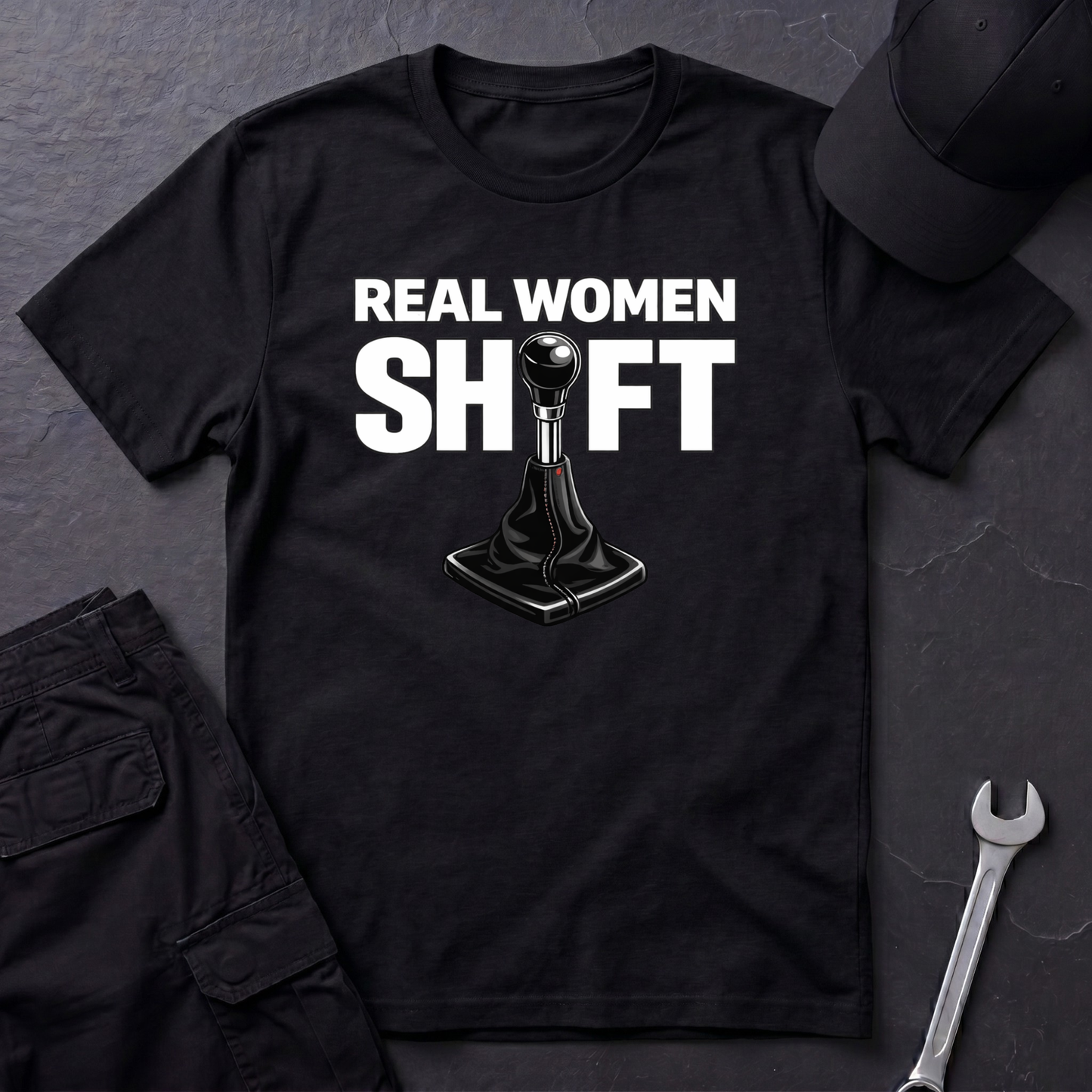 Real Women Shift white  T-Shirt