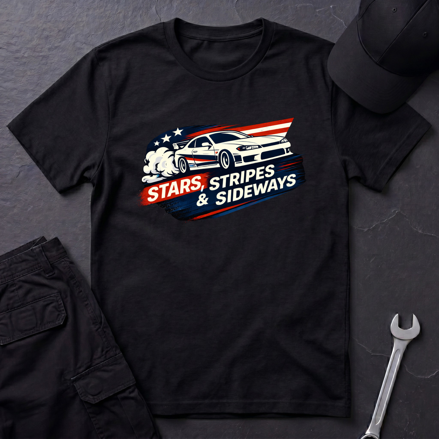 Stars,Stripes, And Sideways  T-Shirt