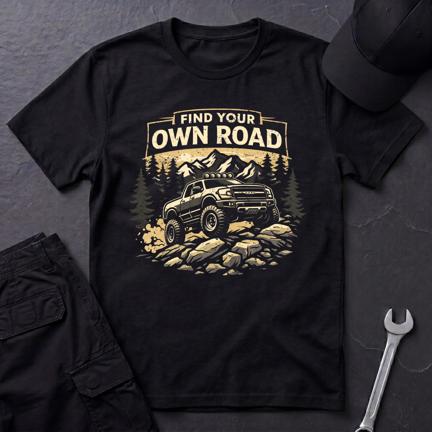 Find Your Own Road Truck T-Shirt