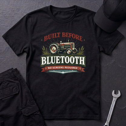 Before Bluetooth Tractor T-Shirt