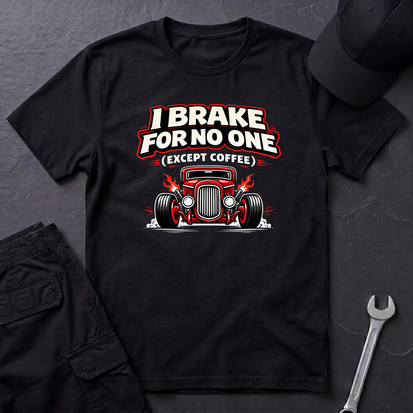 I Brake For No One Except Coffee  T-Shirt