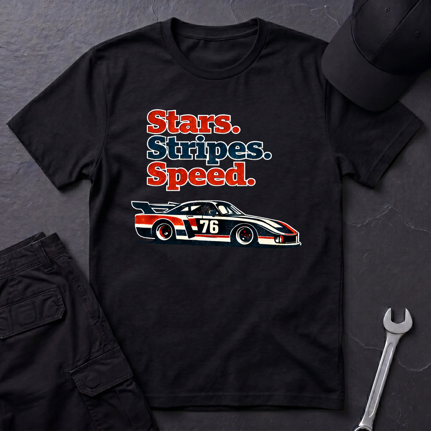 Stars. Stripes. Speed. T-Shirt