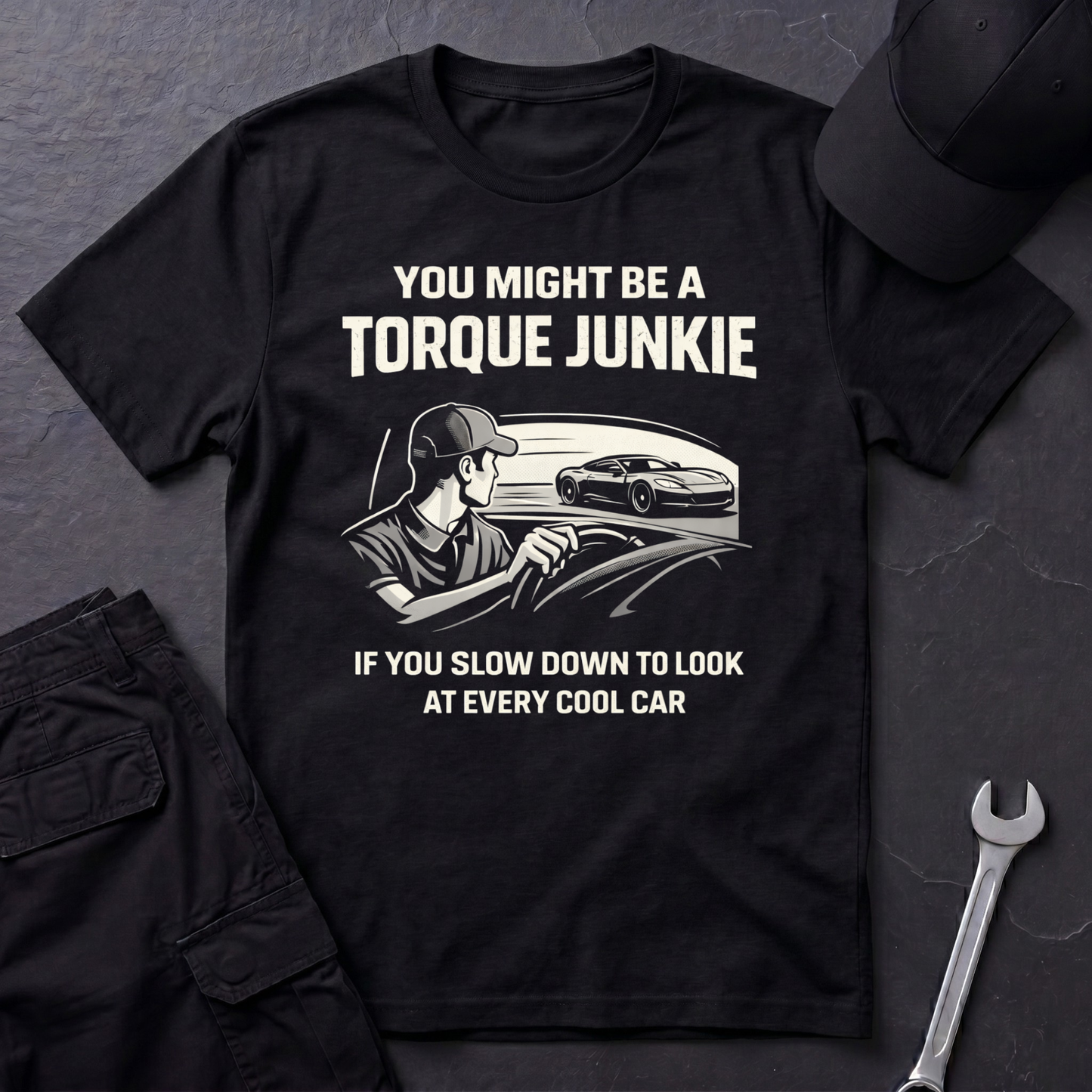 Slow Down To Look At Cars  T-Shirt