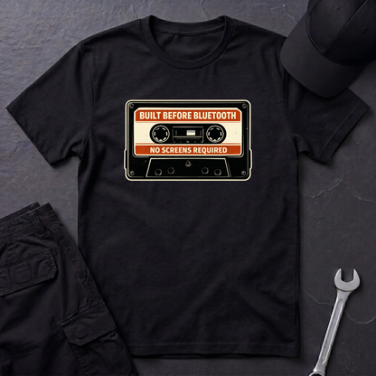 Before Bluetooth Cassette T-Shirt