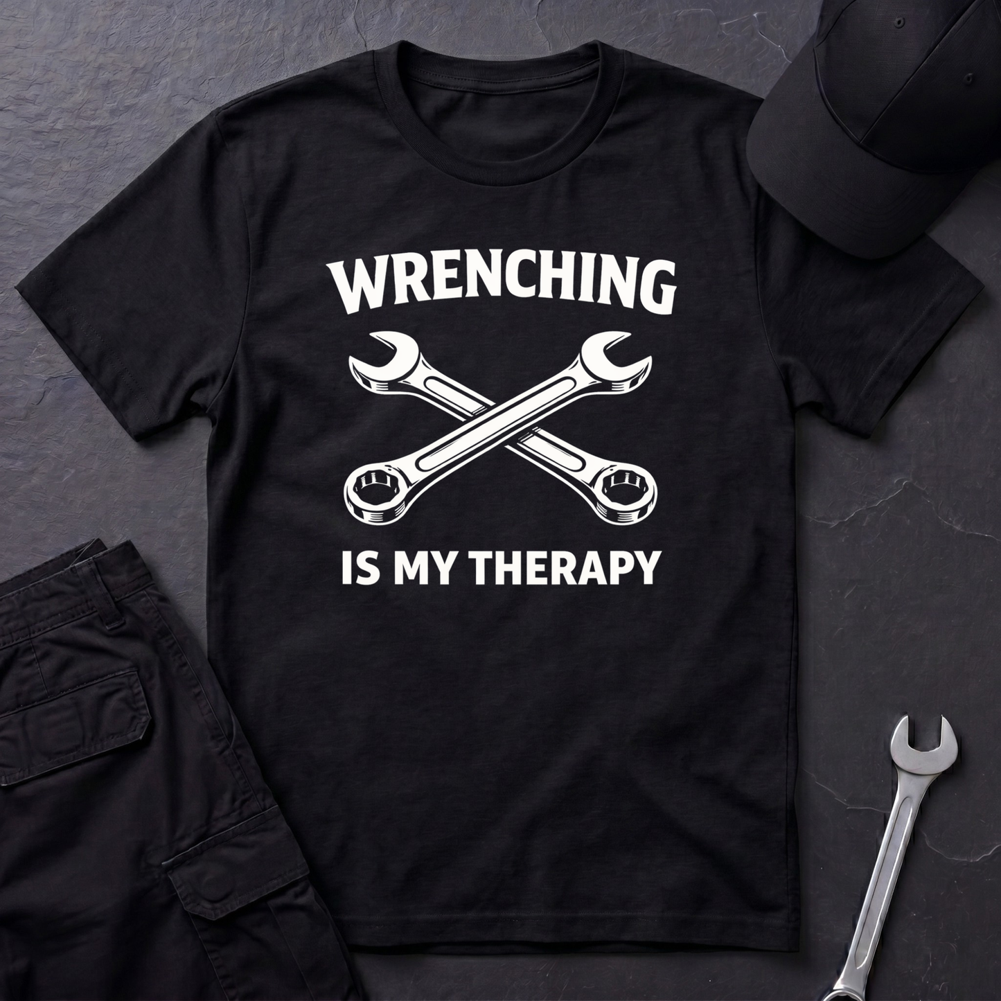 Wrenching Is My Therapy  T-Shirt