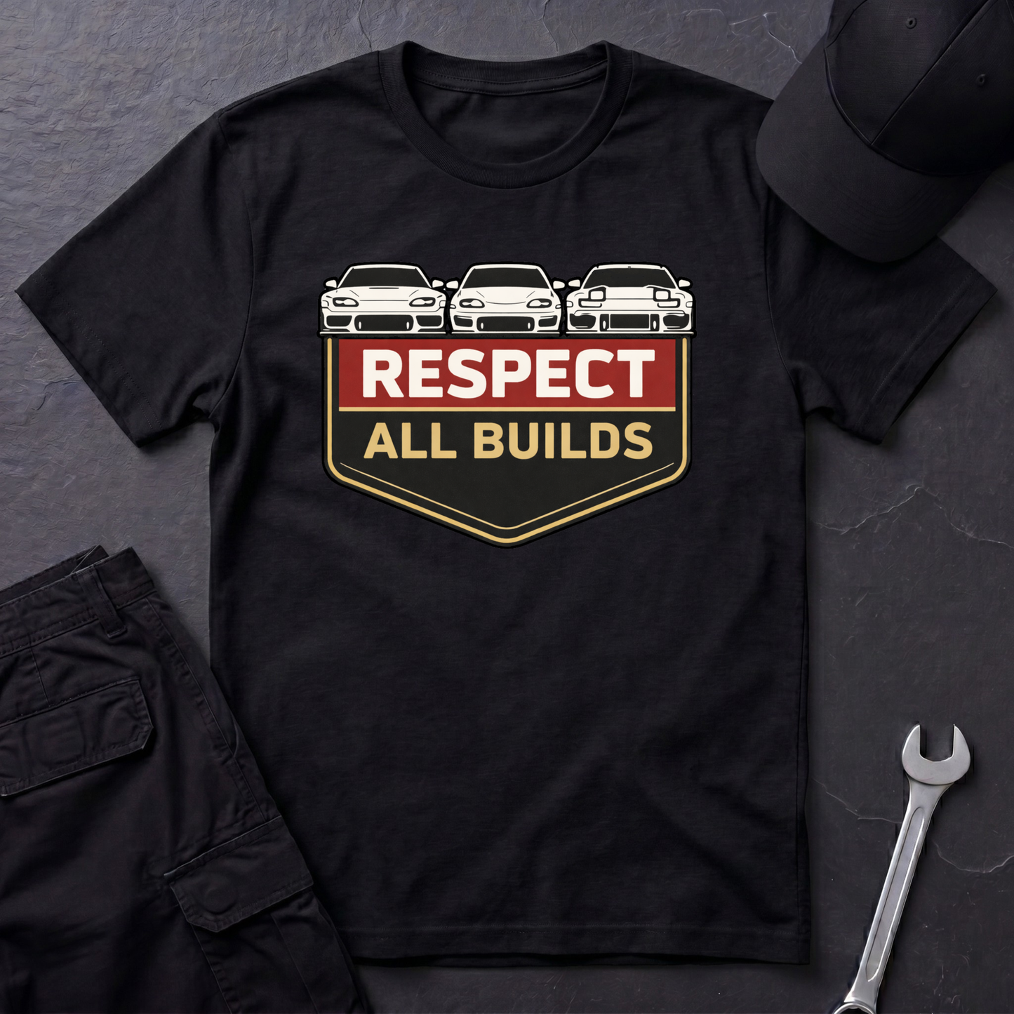 Respect All Builds  T-Shirt