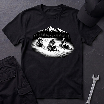 Snowmobile Night Ride  T-Shirt