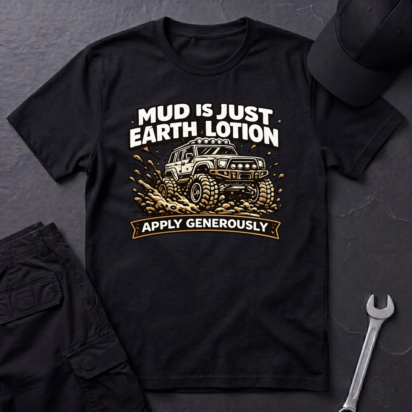 Mud Is Just Earth Lotion  T-Shirt