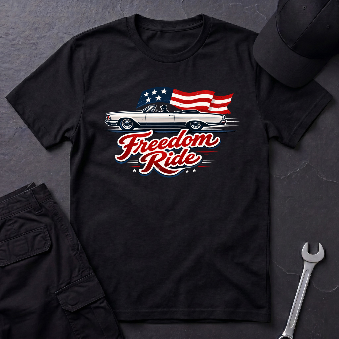 Freedom Ride Flag T-Shirt