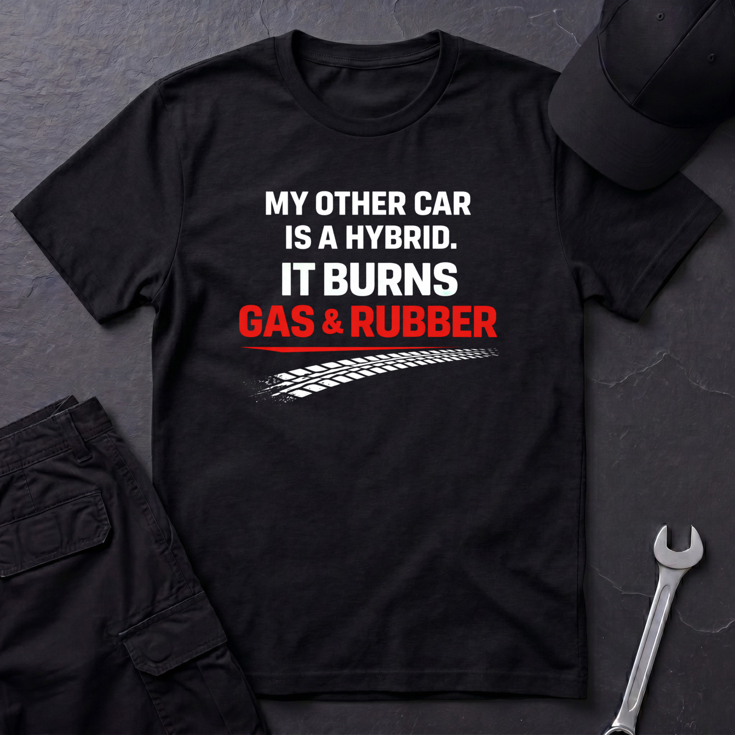 It Burns Gas & Rubber T-Shirt