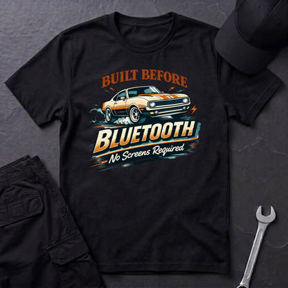 Before Bluetooth Musclecar T-Shirt