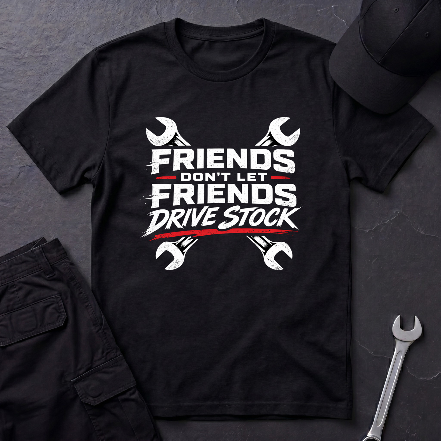 Don't Let Friends Drive Stock  T-Shirt