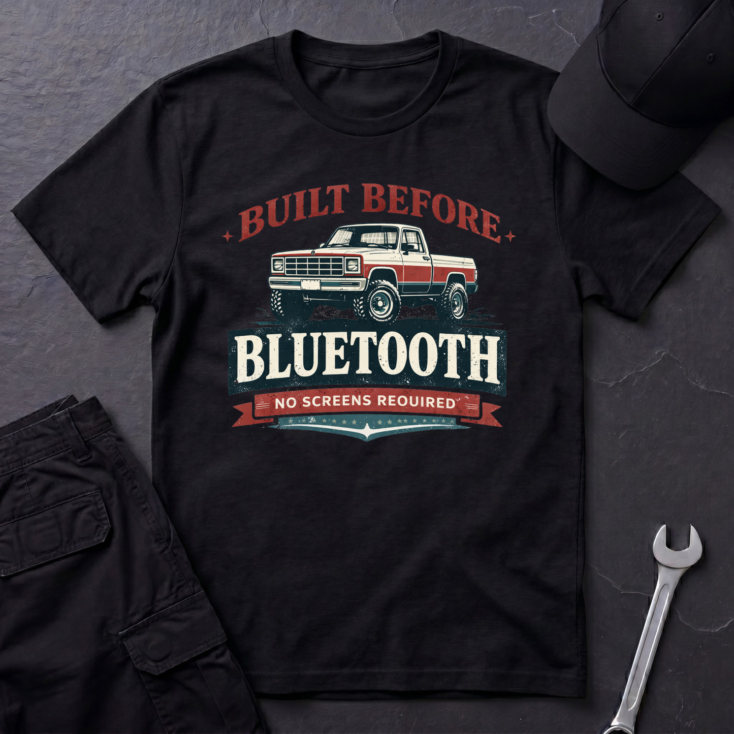 Before Bluetooth Squarebody T-Shirt
