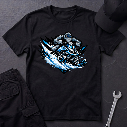 Sasquatch Snowmobile  T-Shirt