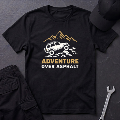 Adventure Over Asphalt T-Shirt