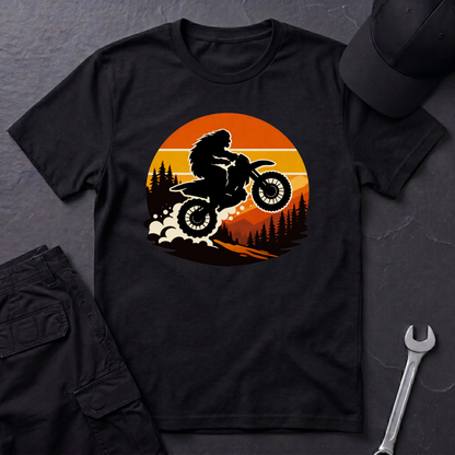 Bigfoot Dirtbike Sunset T-Shirt