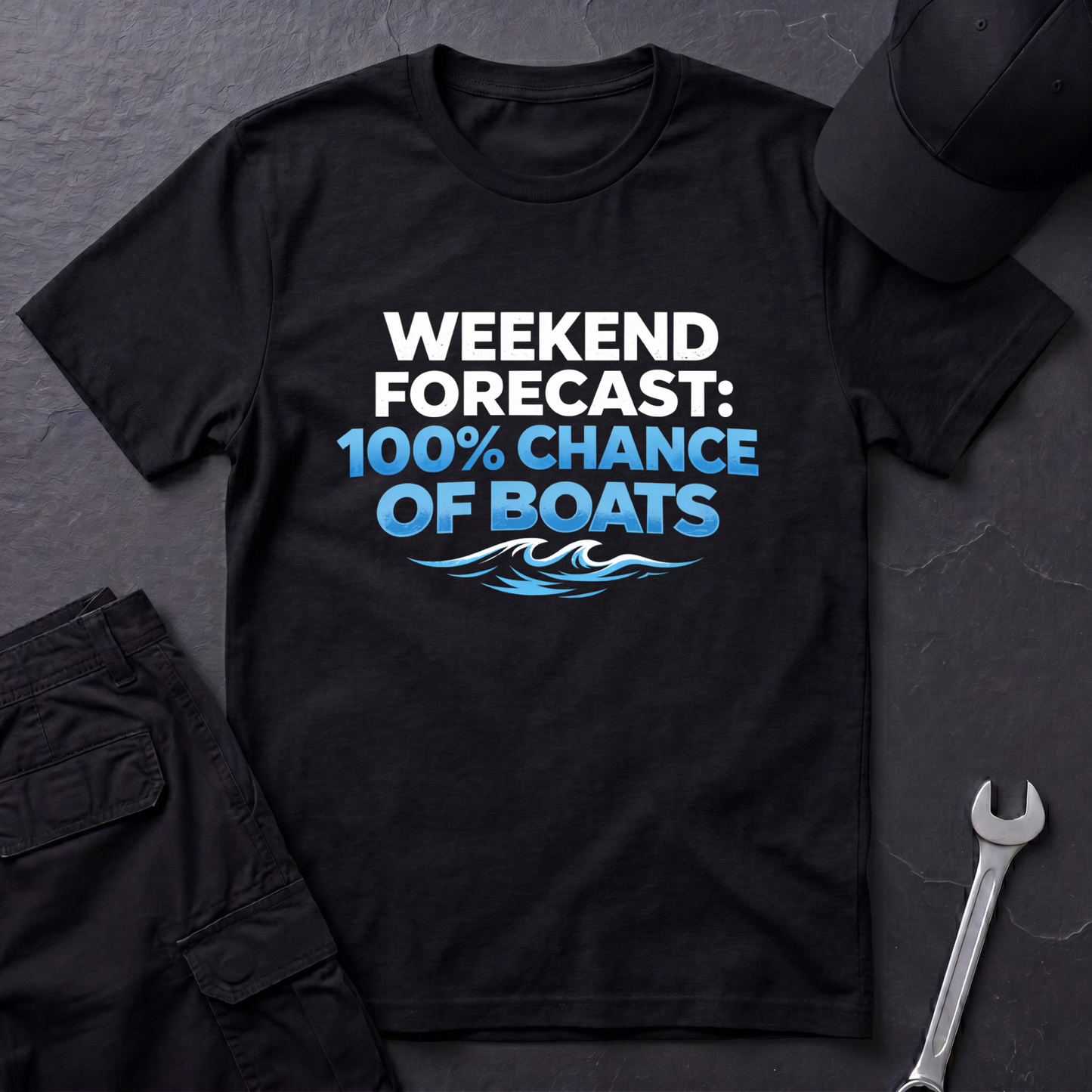 100% Chance Of Boats T-Shirt