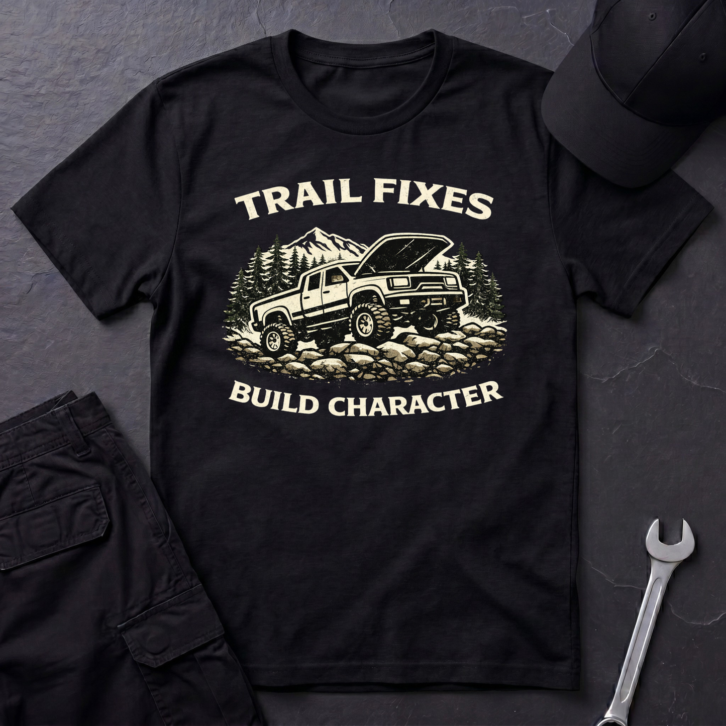 Trail Fixes Build Character  T-Shirt