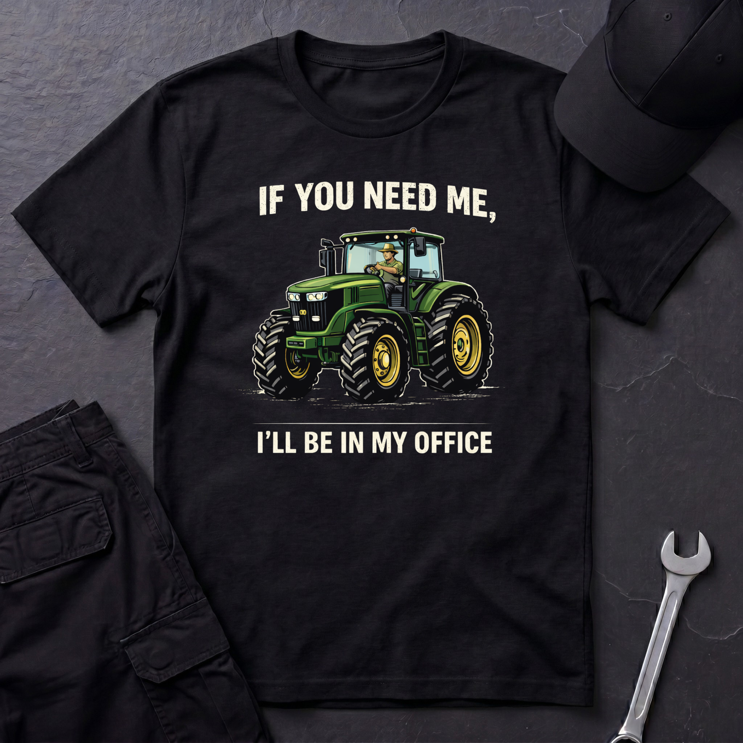 I'll Be In My Office Tractor  T-Shirt