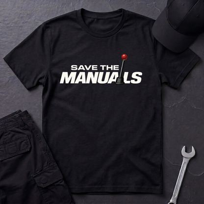 Save The Manuals Outline  T-Shirt