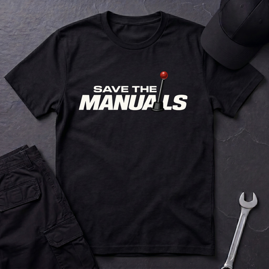 Save The Manuals Outline  T-Shirt