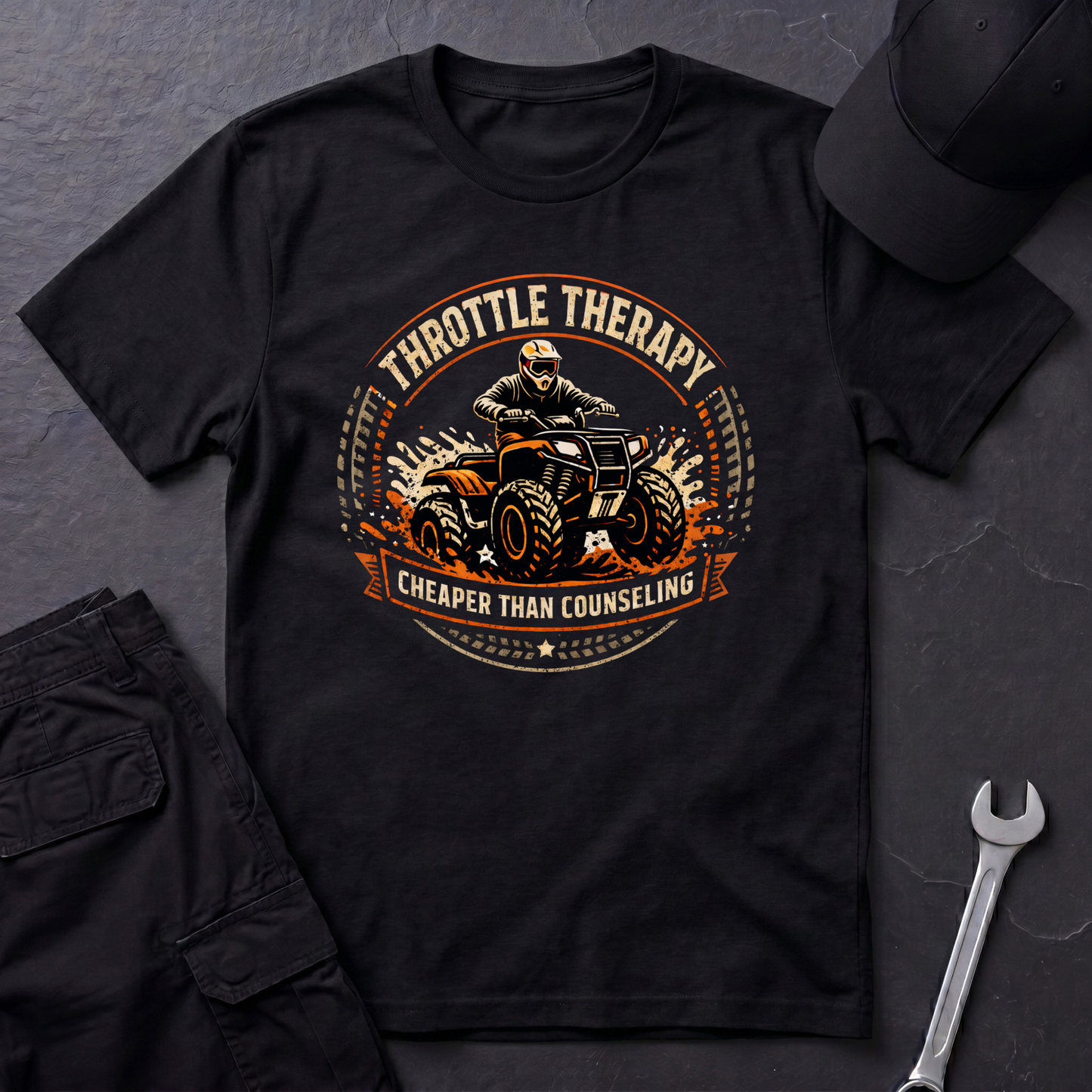 Throttle Therapy Quad  T-Shirt