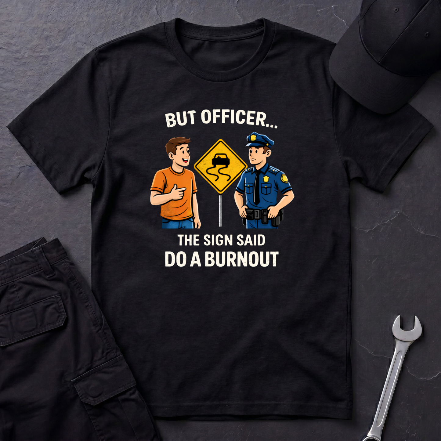 But Officer color T-Shirt