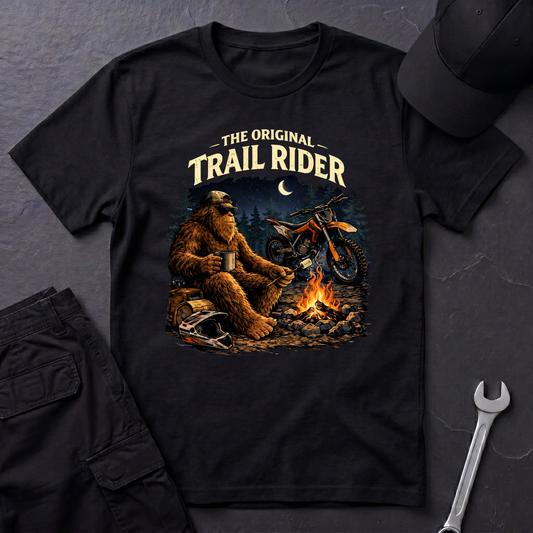 Bigfoot Trail Rider Campfire T-Shirt