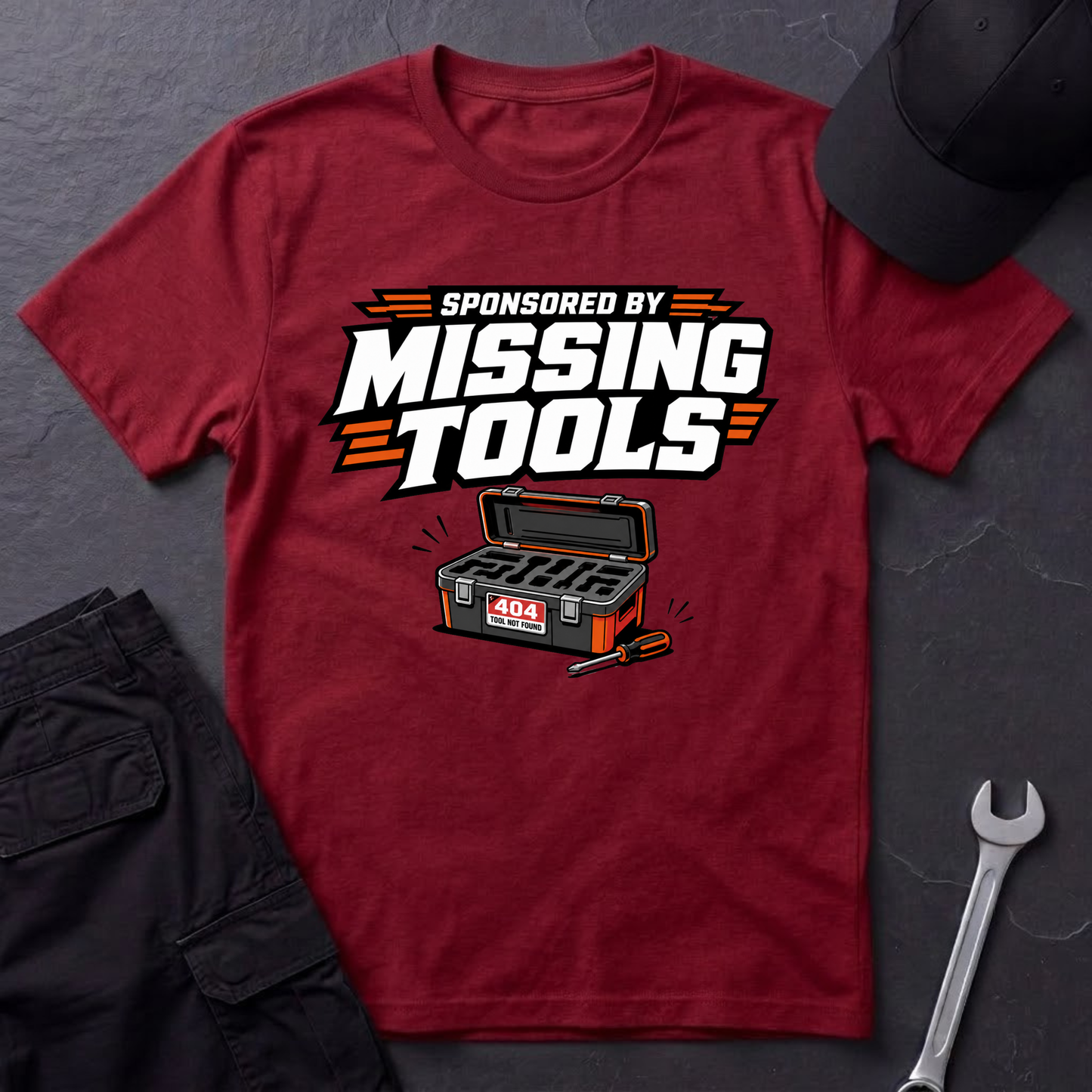 Sponsored By Missing Tools  T-Shirt