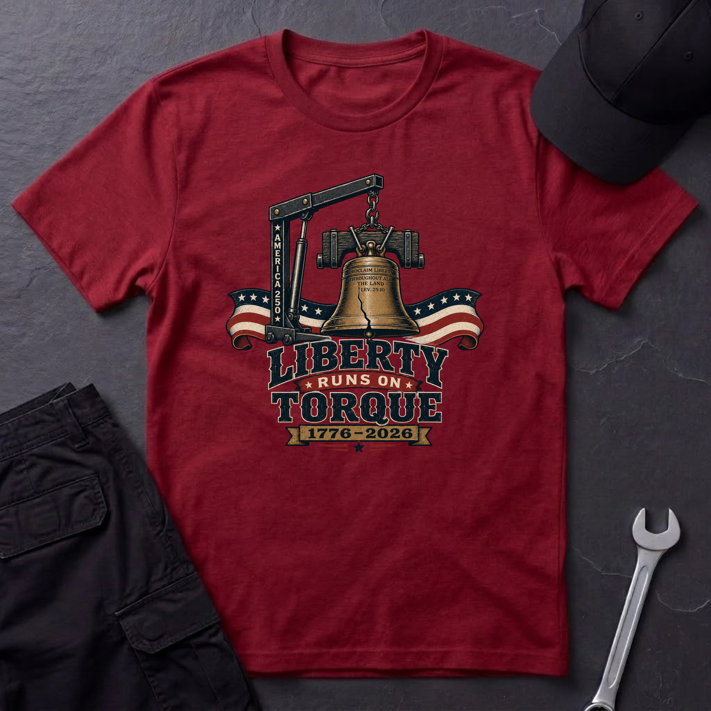 Liberty Runs On Torque   T-Shirt
