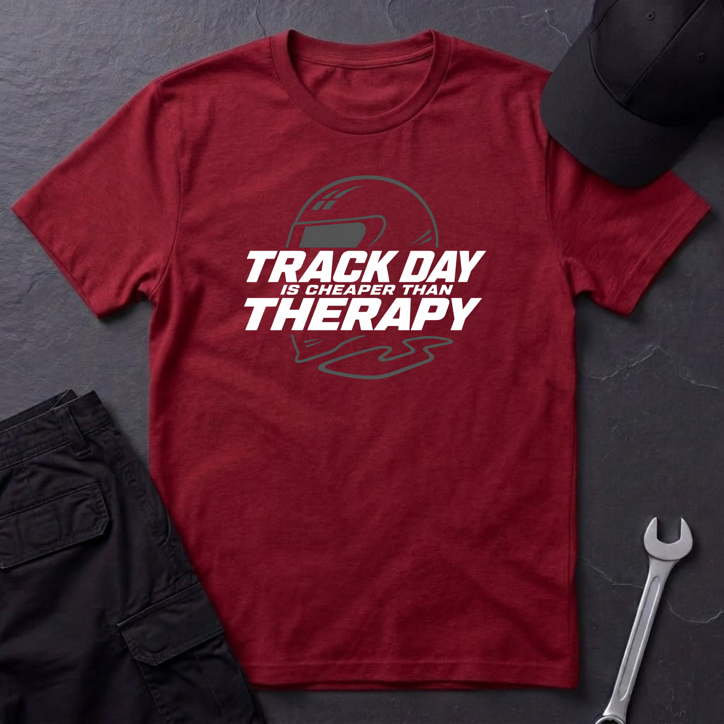 Track Day Therapy   T-Shirt
