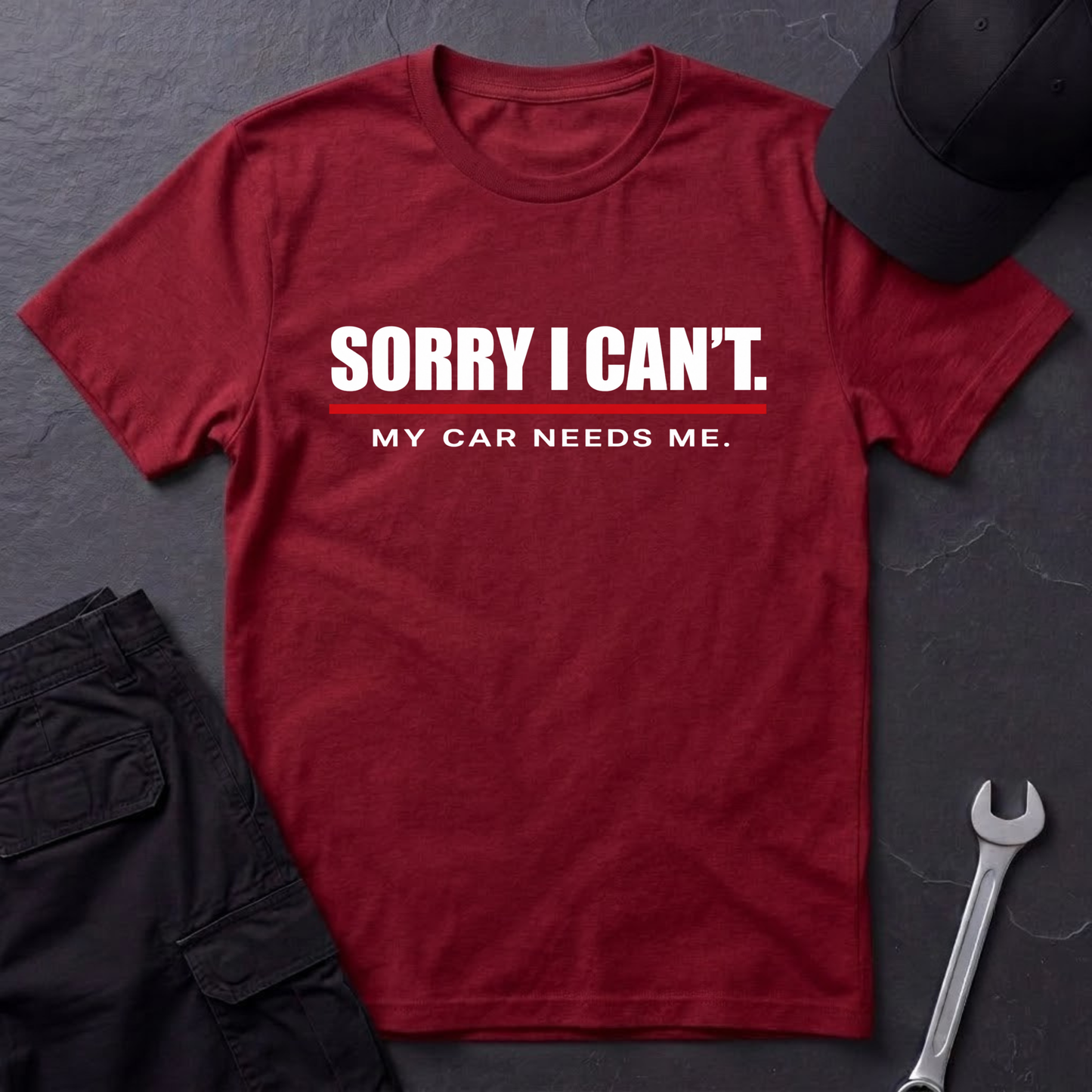 My Car Needs Me.   T-Shirt
