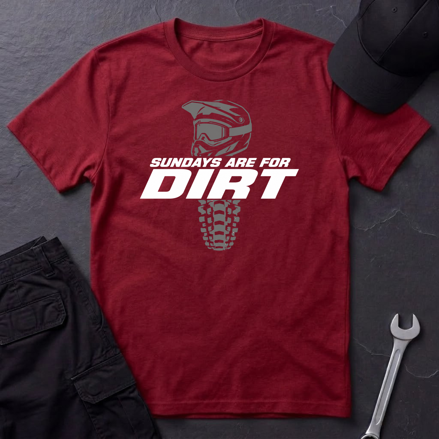 Sundays Are For Dirt   T-Shirt