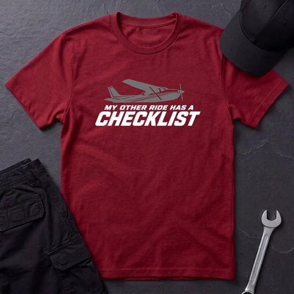 Other Ride Has A Checklist   T-Shirt