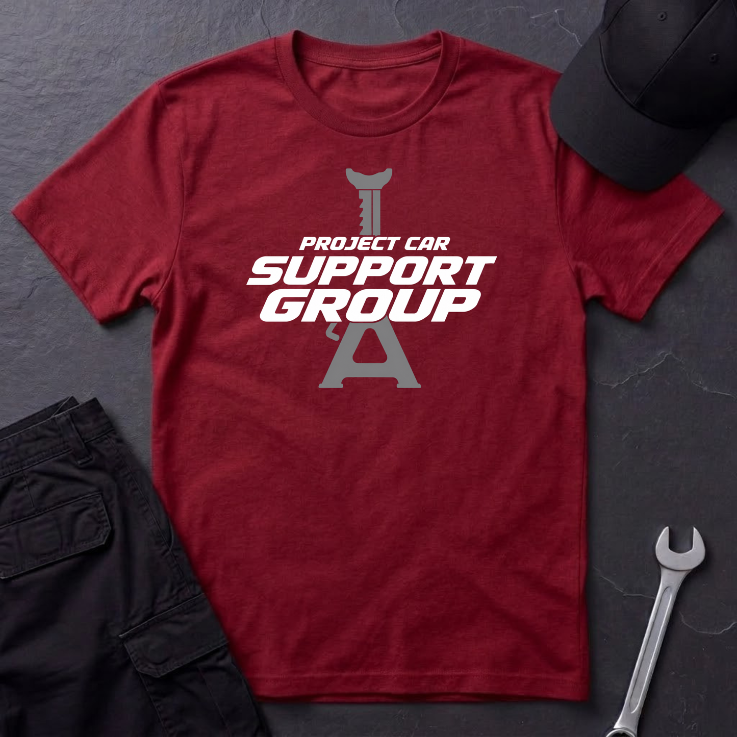 Project Car Support Group   T-Shirt