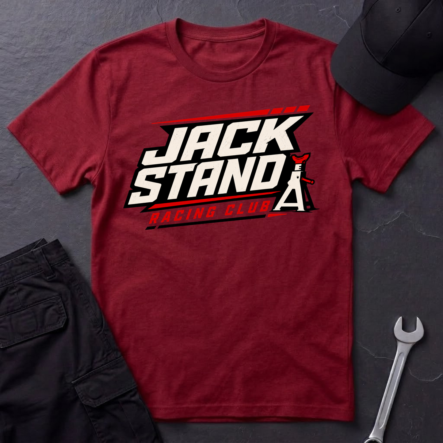 Jack Stand Race Club  T-Shirt